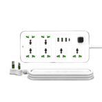 A006 Power Socket 2000W 6Port+3Usb+PD 2Meter (3 Month Warranty)