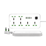 A006 Power Socket 2000W 6Port+3Usb+PD 2Meter (3 Month Warranty)