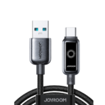 Joyroom Auto Power-Off Fast Charging Data Cable Usb-A To Type-C Black S-A55 (One Year Warranty)