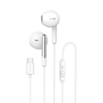 Wuw Stereo & Bass Type-C Earphones With Mic R233 (3 Month Warranty)