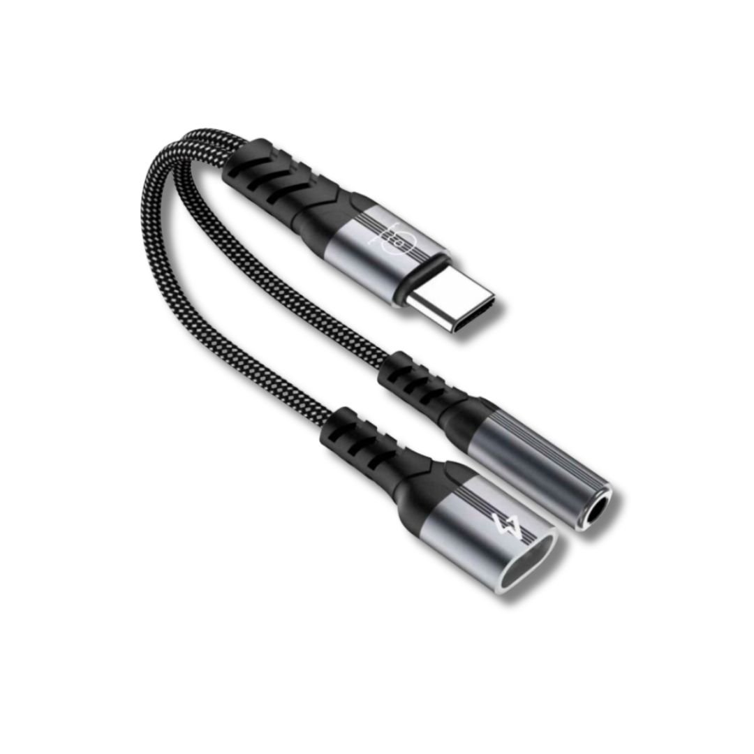 7 Wuw Type-C To Type-C+3.5MM Audio Cable X238 (3 Month Warranty) - Image 1