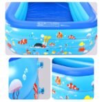 SEA Friends Two-Ring Inflatable Pool Small Size 1.2M - Image 3