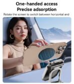 ⁦Yesido Magnet Holder 360 Rotation Foldable Phone Holder C222⁩ - الصورة ⁦7⁩