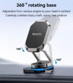 ⁦Yesido Magnet Holder 360 Rotation Foldable Phone Holder C222⁩ - الصورة ⁦5⁩