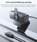 ⁦Yesido Usb Webcam 2K HD Resolution KM14 (One Month Warranty)⁩ - الصورة ⁦6⁩