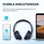 ⁦ANKER SOUNDCORE Q20i WIRELESS NOISE CANCELLING HEADPHONE A3004H32 BLUE (ONE YEAR WARRANTY)⁩ - الصورة ⁦5⁩