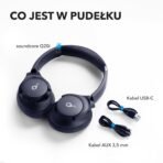 ⁦ANKER SOUNDCORE Q20i WIRELESS NOISE CANCELLING HEADPHONE A3004H32 BLUE (ONE YEAR WARRANTY)⁩ - الصورة ⁦2⁩
