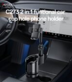 Yesido 2IN1 Car Cup Stand With Mobile Holder C273 - Image 3
