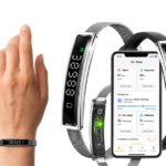 Smart Bracelet For Health Tracking With Staineless Bracelet (One Month Warranty)