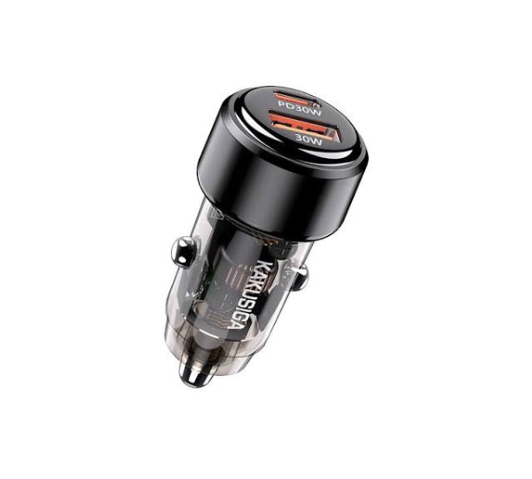 Kakusiga KSC-1175 60W Dual-Port USB-C & USB-A Fast Car Charger