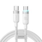 ⁦JOYROOM StarWay Series S-A63 1.2m 100W USB-C to USB-C Auto Power-Off Charging Data Cable⁩ - الصورة ⁦2⁩