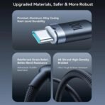 ⁦JOYROOM StarWay Series S-A63 1.2m 100W USB-C to USB-C Auto Power-Off Charging Data Cable⁩ - الصورة ⁦6⁩