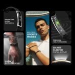 ⁦Smart Bracelet For Health Tracking With Staineless Bracelet (One Month Warranty)⁩ - الصورة ⁦2⁩