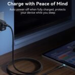 ⁦JOYROOM StarWay Series S-A63 1.2m 100W USB-C to USB-C Auto Power-Off Charging Data Cable⁩ - الصورة ⁦5⁩