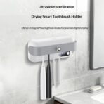Yesido UV Toothbrush Dryer Holder UVC+AIR HEAT Drying MG32 (One Year Warranty) - Image 2