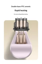 Yesido Straightener Brush 15 Second Fast Heating 2IN1 Straight & Curls 200Millions Ions MG33 (One Year Warranty) - Image 9