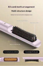 Yesido Straightener Brush 15 Second Fast Heating 2IN1 Straight & Curls 200Millions Ions MG33 (One Year Warranty) - Image 11