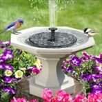 Solar-Powered Floating Fountain Pump With 6 Nozzles - Portable, Automatic Water Sprinkler For Garden (3 Days Warranty) - Image 3